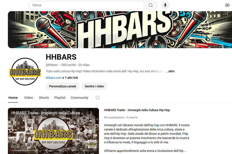 YouTube-Kanal HHBars